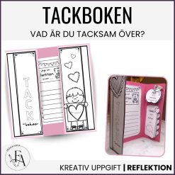 Tackboken - En kreativ uppgift om tacksamhet