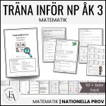 STORA övningshäftet inför NP | Nationella Prov Matte Åk 3 - bild 1