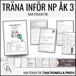 STORA övningshäftet inför NP | Nationella Prov Matte Åk 3
