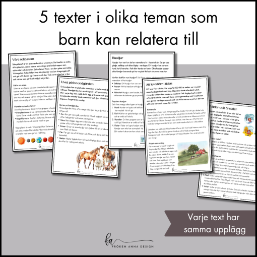 PAKET: Läsa & Skriva faktatext (NP Svenska åk 3)