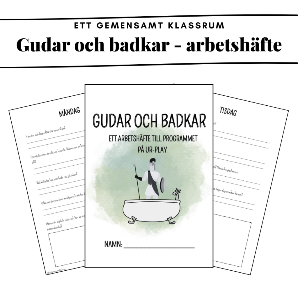 Gudar och badkar – arbetshäfte