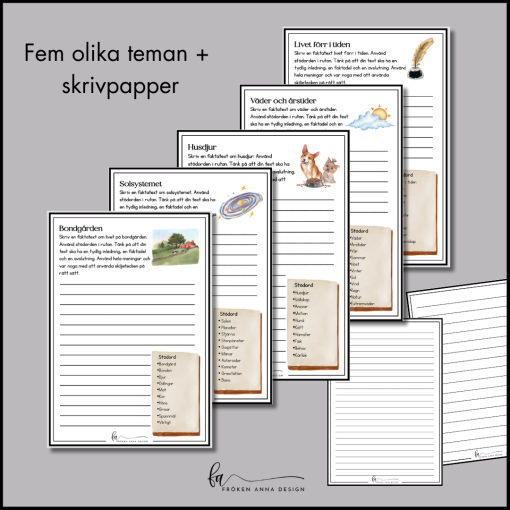 PAKET: Läsa & Skriva faktatext (NP Svenska åk 3)