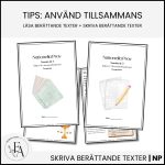 Träna inför NP / Nationella Prov i Svenska – Skriva berättande text (Åk 3) - bild 4