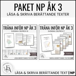 PAKET: Läsa & Skriva berättande text (NP Svenska åk 3)