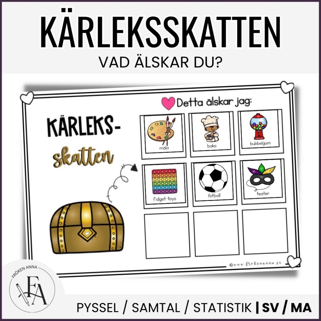 Kärleksskatten – en kreativ övning med statistik