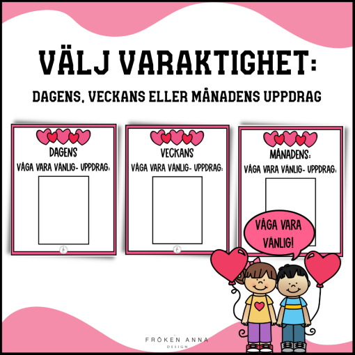 28 Våga vara vänlig - uppdrag. Fokus bra kompis / sociala förmågor