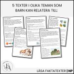 PAKET: Läsa & Skriva faktatext (NP Svenska åk 3) - bild 9