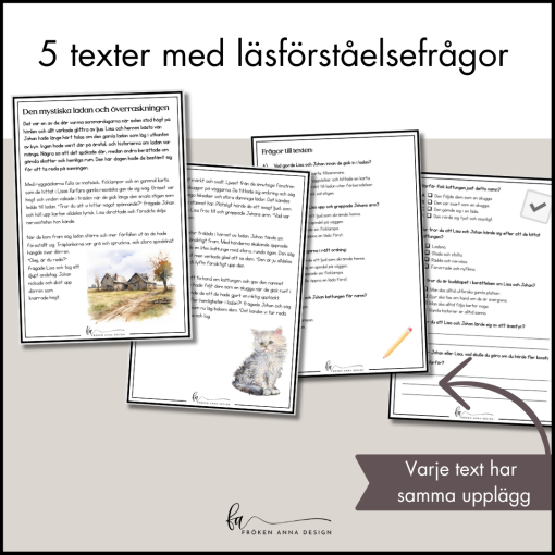PAKET: Läsa & Skriva berättande text (NP Svenska åk 3)