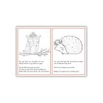 Läs och måla – 6 st kort med text och bild - bild 2