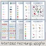 Arbetshäfte bokstäver och siffror – Tema Robotar och verktyg - bild 2