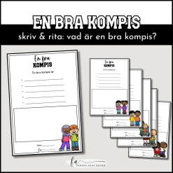 En bra kompis: Rita och skriv
