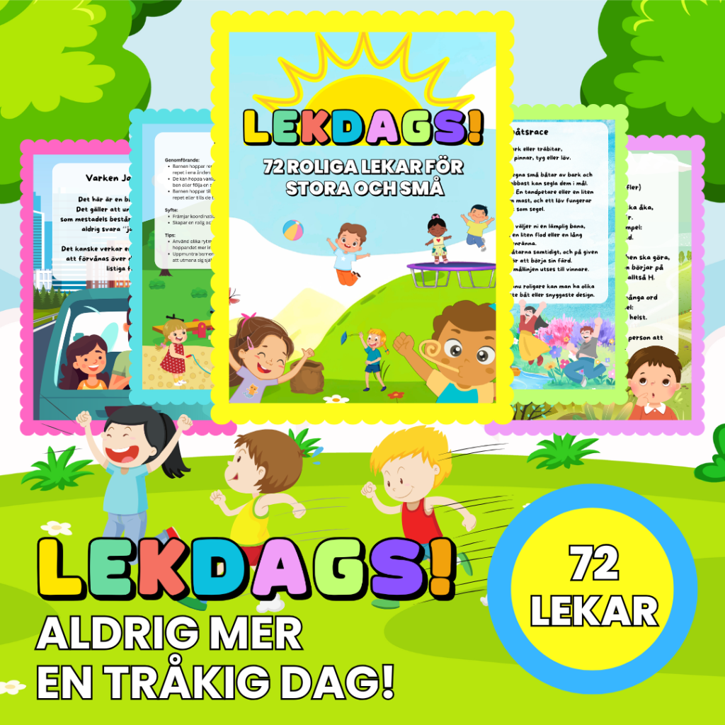 Lekdags! – 72 Lekar För Stora Och Små