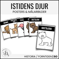 Forntiden: Istidens djur - posters & målarbilder