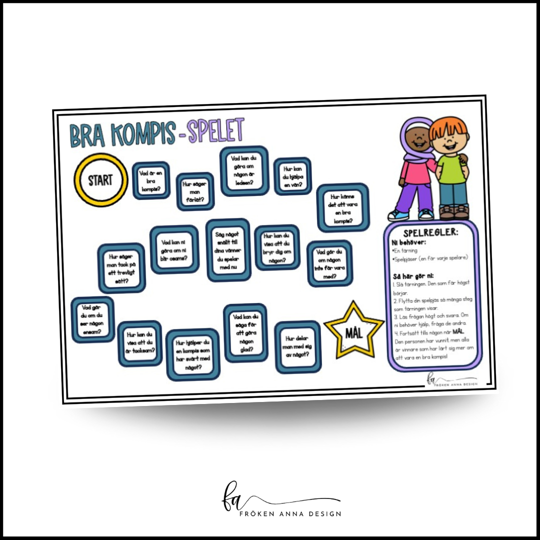 Bra Kompis Spelet – Lär dig vad det innebär att vara en bra vän