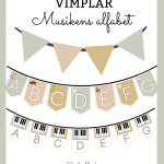 Vimplar med Musikens alfabet - bild 4