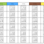 Morgonuppgifter för 6 veckor (endast uppställning 0-99) - bild 3