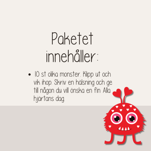 Alla hjärtans dag - Kärleksmonster