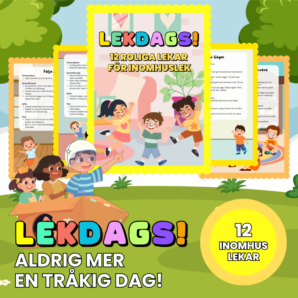 Lekdags! – 12 lekar Inomhus