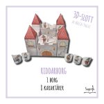 3D-pyssel Riddarborg - bild 1