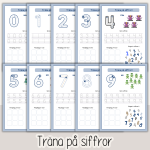 Arbetshäfte bokstäver och siffror – Tema Robotar och verktyg - bild 4