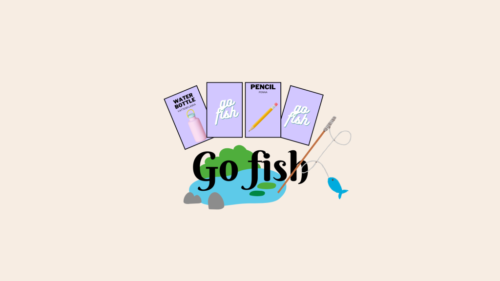 Go fish – school supplies