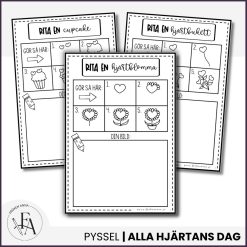 Lär dig rita steg för steg - tema kärlek / alla hjärtans dag