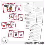 Kärleksord (Ordkunskap, välskrivning, memory) - bild 2