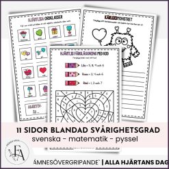 Alla hjärtans dag arbetshäfte