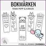 Hjärtliga bokmärken till alla hjärtans dag - bild 1