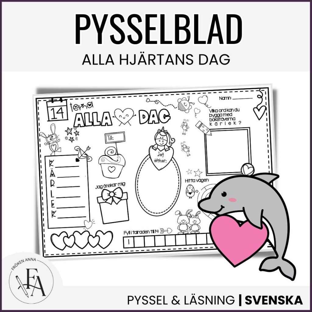 Pysselblad: Alla hjärtans dag