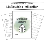 Läsförståelse – olika djur - bild 1