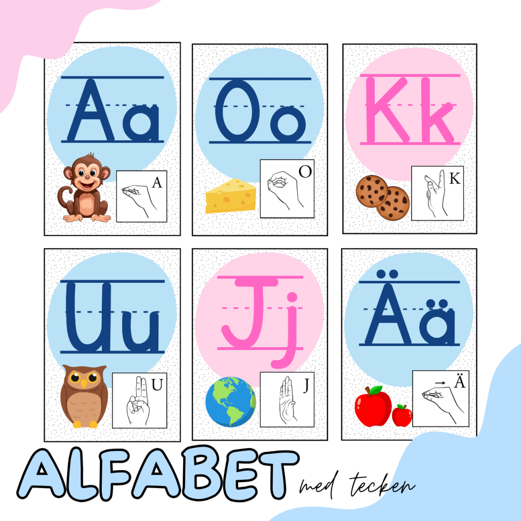 Alfabet med tecken