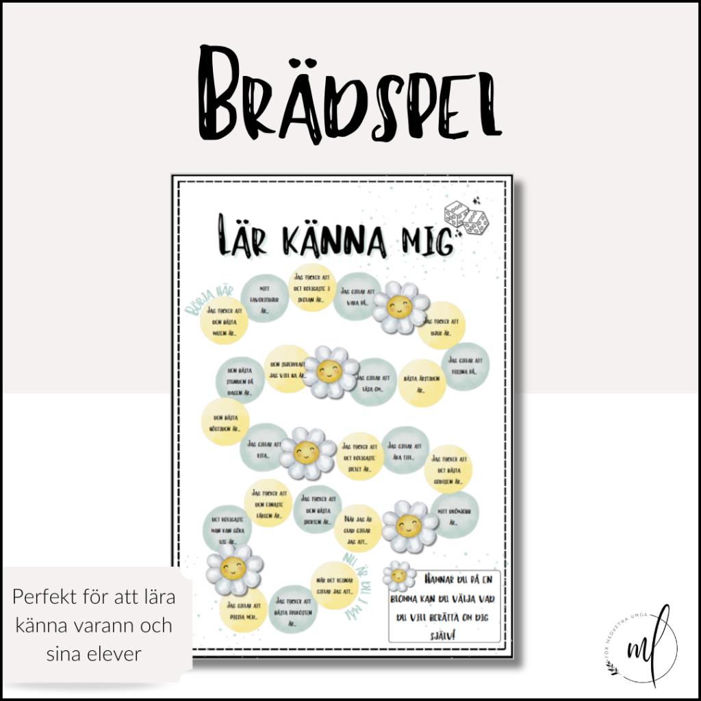 Brädspel: Lär känna mig