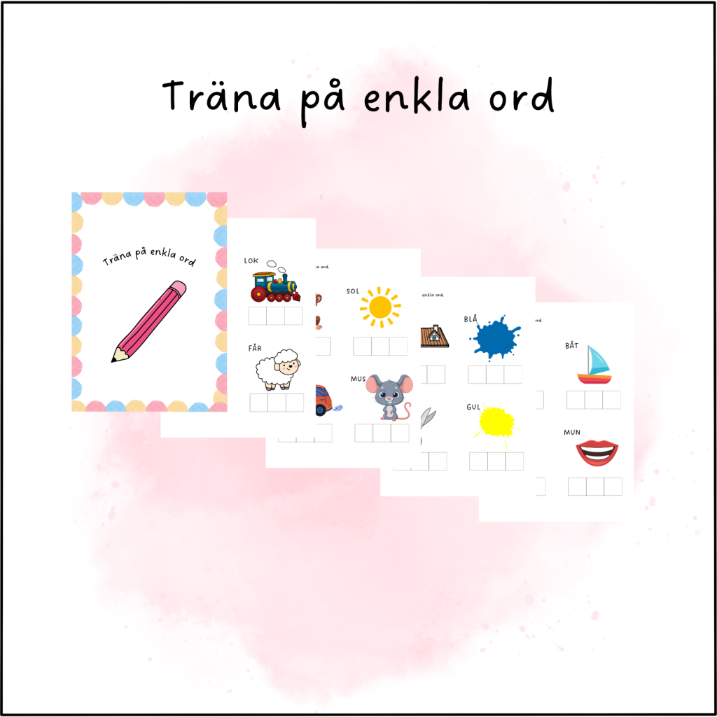 Träna på enkla ord
