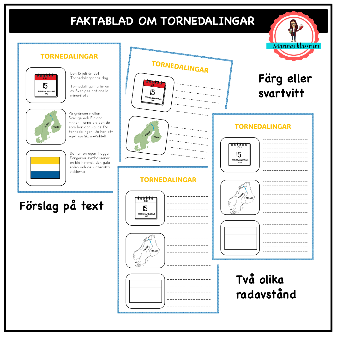 Faktablad om tornedalingar