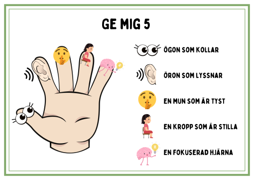 Ge mig 5 (posters)