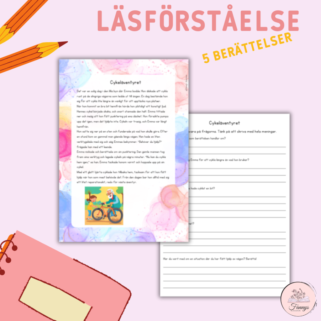 Berättelser med läsförståelsefrågor