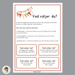 Vad väljer du?