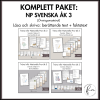 KOMPLETT PAKET: NP / Nationella Prov Svenska åk 3 - Läsa och Skriva
