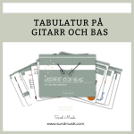 Tabulatur på gitarr och bas - bild 1