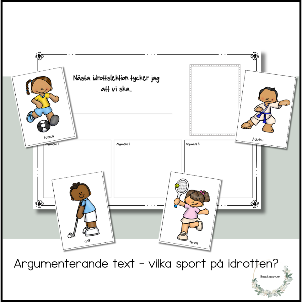 Argumenterande text – vilken sport på idrotten?