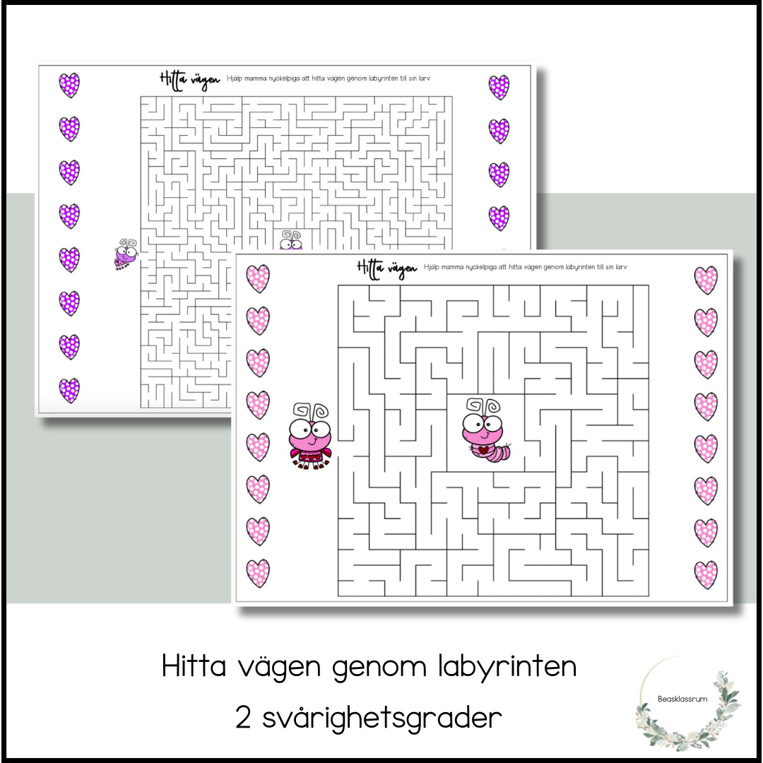 Hitta vägen genom labyrinten