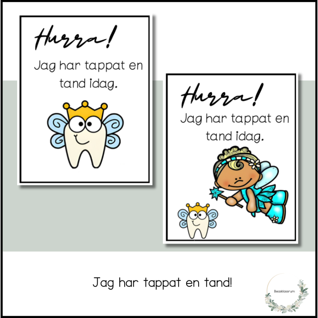 Jag har tappat en tand