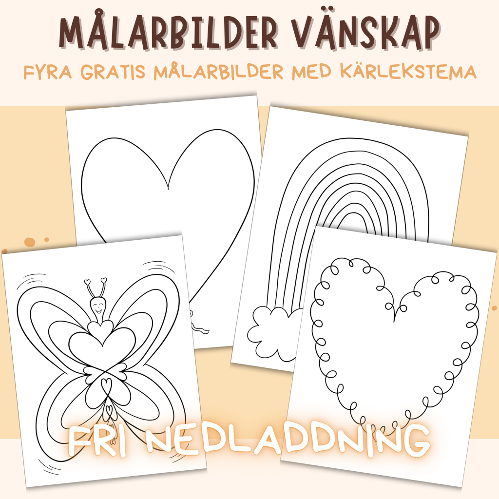 Målarbilder – Tema vänskap