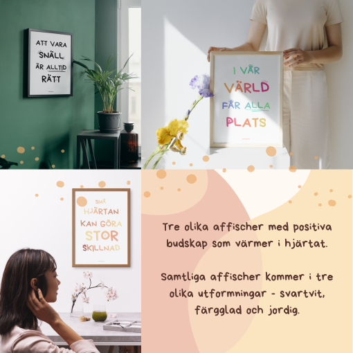 Paket: Affischer/Posters - Vänskap
