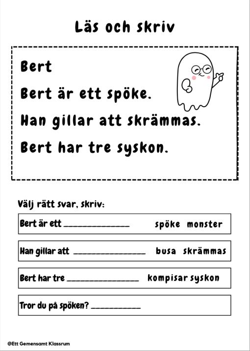 Läs och skriv 2