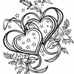 Alla hjärtans dag Leta räkna och färglägg - bild 4