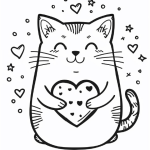 Alla hjärtans dag Leta räkna och färglägg - bild 8