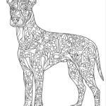 101 hundar och katter Zentangle - bild 7