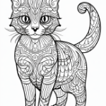 101 hundar och katter Zentangle - bild 10